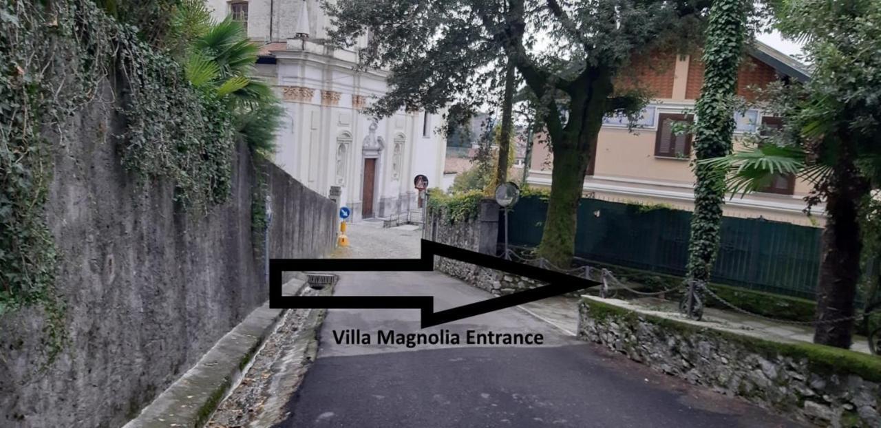 Villa Magnolia Lago Maggiore Besozzo Exteriör bild